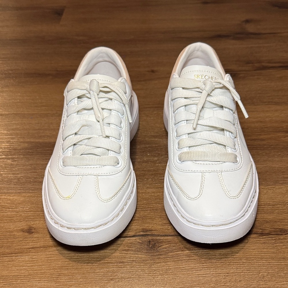Women's SKECHERS Cordova Classic - Best Behavior sneakers. White/Blush Sz 8.5 - Picture 3 of 9